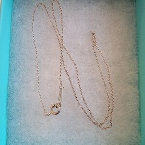 Tiffany & Co. 925 Sterling Silver Chain Necklace 16"